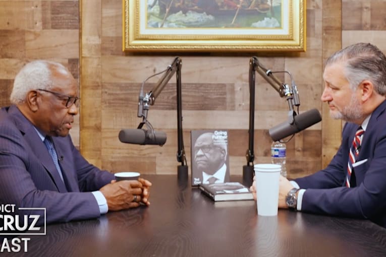 Supreme Court Justice Clarence Thomas thanks Sen. Ted Cruz for defending him against ethics complaints