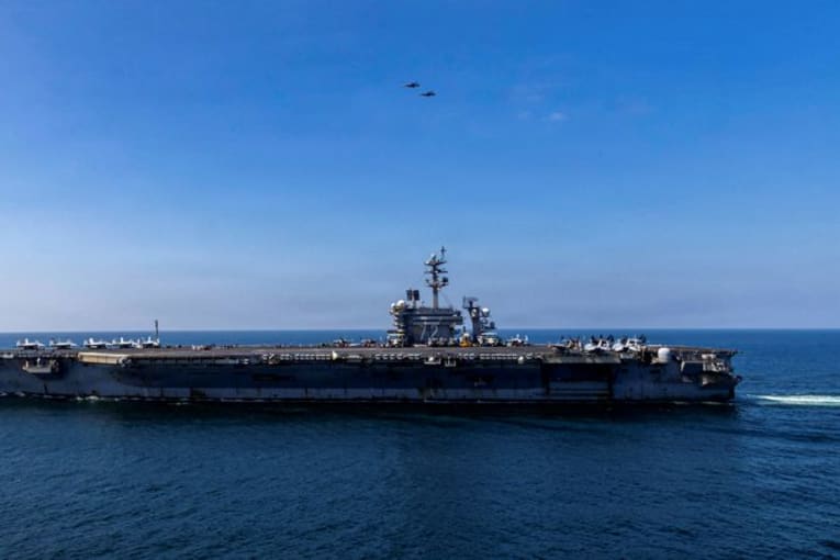 Admiral praises USS Lincoln crew amid reports of worsening conditions during long deployment