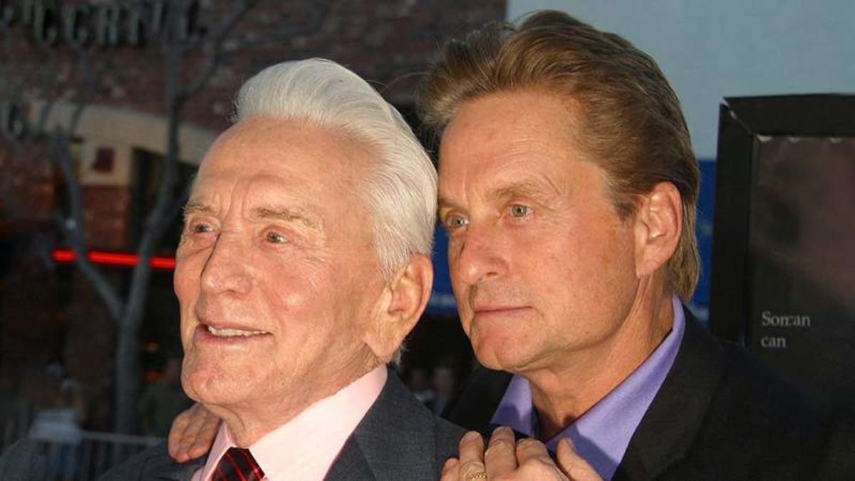 Link preview — Michael Douglas Says Dad Kirk Douglas Went 'Mad' After Visiting Him at a Nudist Colony: 'This Is What I Was Trying to Get Away From'