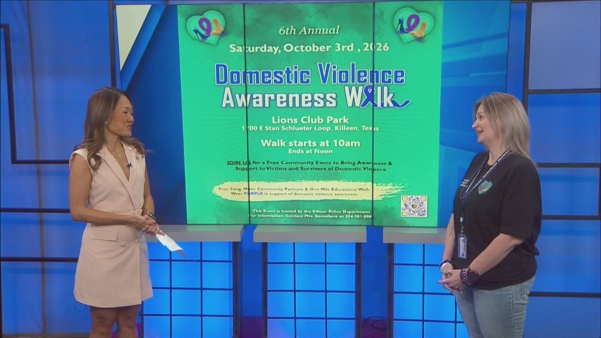 Killeen PD preparing for Domestic Violence Awareness Walk - AOL