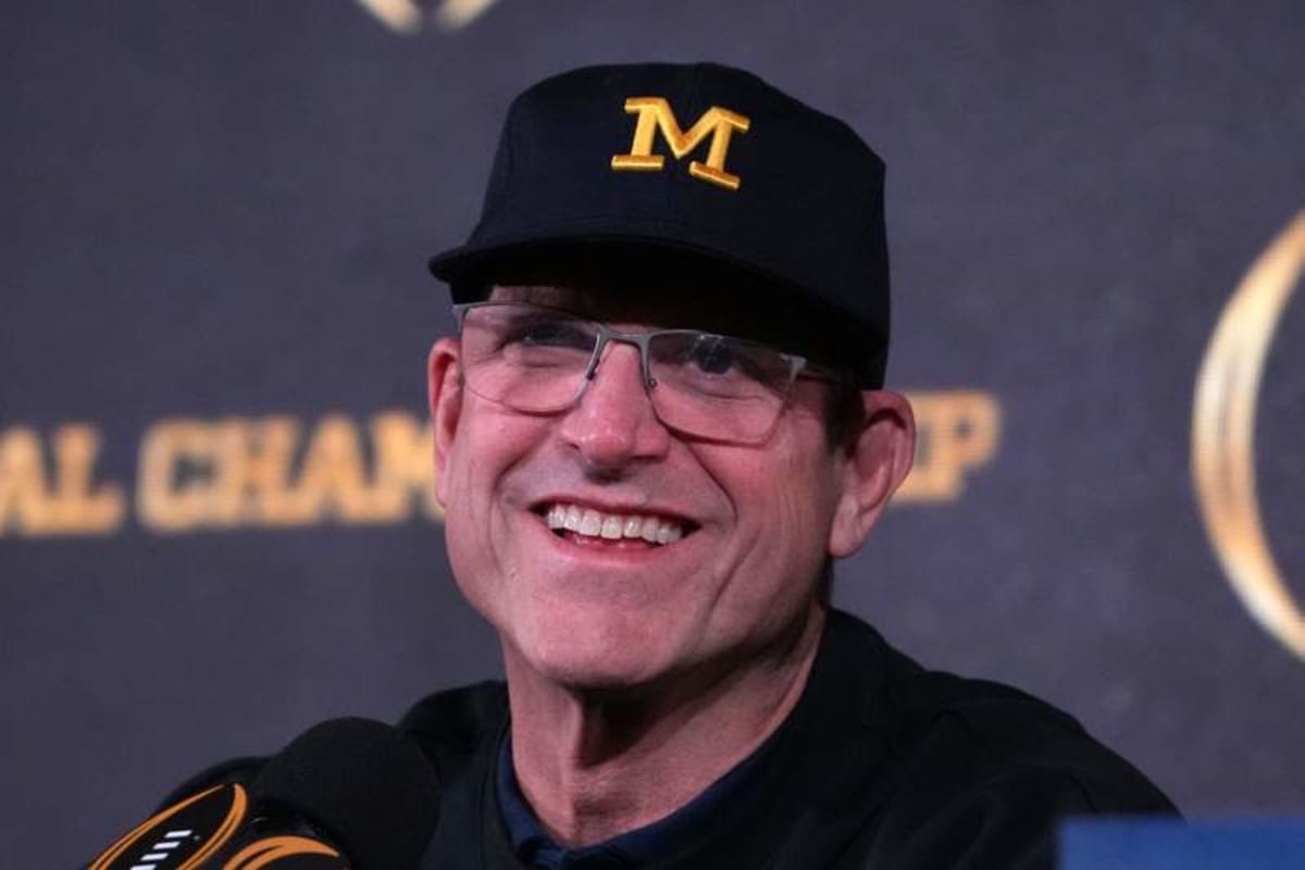 New Photo - ‘Cheated So Much at Michigan,’ ‘Could Fix Arkansas’ — CFB World Has Mixed Reactions to Analyst Speculating on Jim Harbaugh’s Return to College