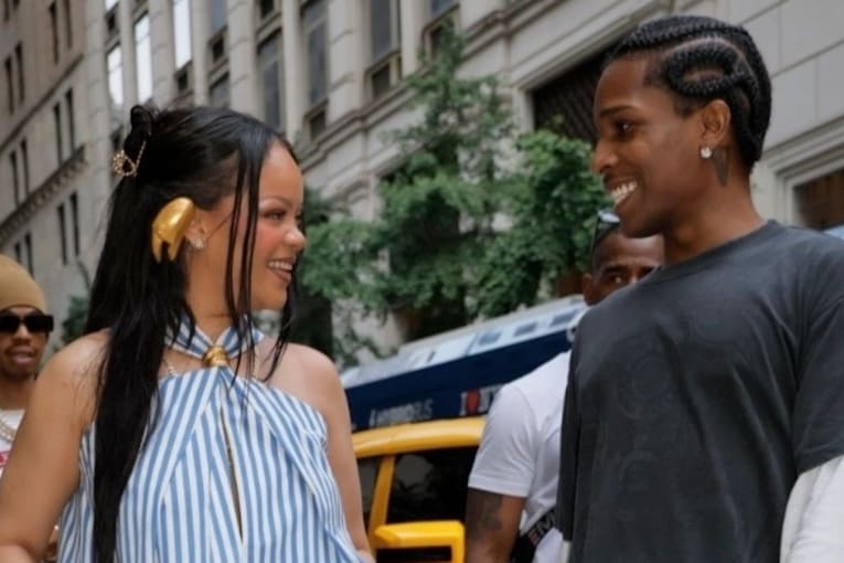Rihanna nails heat wave style with an easy, breezy 100&deg;F-proof dress
