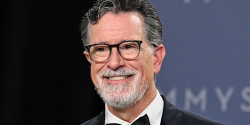 Stephen Colbert returns to late-night TV — and shaves off his beard live on-air