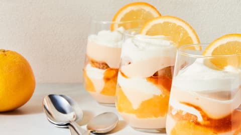 My Aperol Spritz trifle is your favorite summer cocktail turned into a spoonable dessert