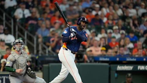 Yordan Alvarez's Triple Crown bid will have to survive a major challenge from the AL East