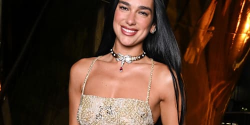 Dua Lipa dazzles in semi-sheer corset dress during night out at the opera