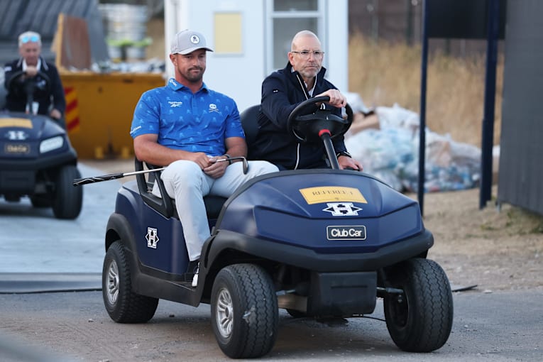 Bryson DeChambeau assessed 2-shot penalty for improving his lie at The Open