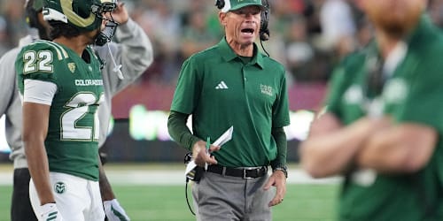 Yup, Colorado State coach Jim Mora fired his defensive coordinator mid-game Saturday