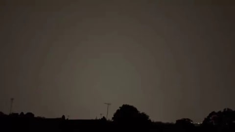 Dramatic thunderstorm hits London with lightning strike 'starting fire' at property as heat alert extended