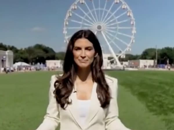 CNN’s Kaitlan Collins trolls Trump by reporting on the state fair in the middle of an empty National Mall