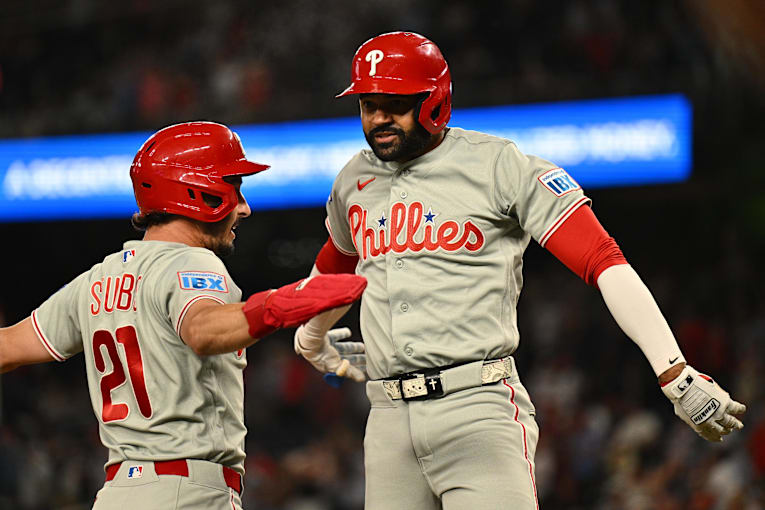Catch of the Year? Watch Phillies' OF Derek Hill rob Juan Soto of home run