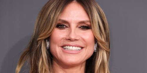 Heidi Klum walks the Project Runway ramp in zipped-up top with daring vibe