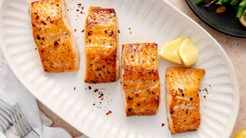 My 1-ingredient upgrade for better baked salmon (works every time)
