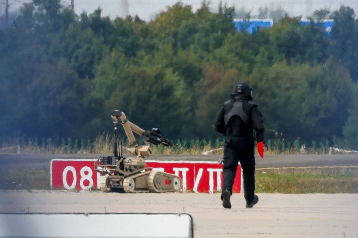 Image from the Reuters via AOL report: Russian denial of German Leipzig attribution, 1 September 2026
