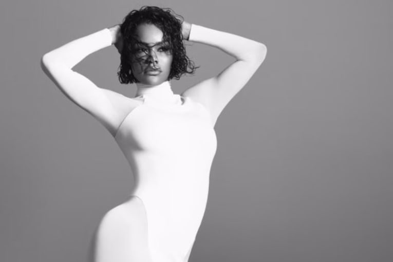 Teyana Taylor strikes a striking pose for David Sims in Ala&iuml;a&rsquo;s summer/fall 2026 campaign
