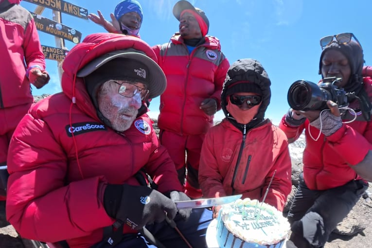 He climbed Kilimanjaro for his 90th birthday. What he wants everyone to know about aging