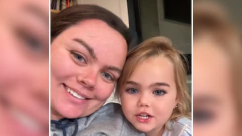 A woman was flooded with messages urging her to seek help after people noticed a detail on her daughter's face