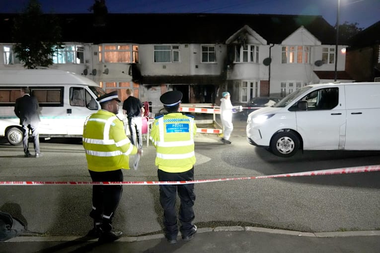 Man charged with murder and eight attempted murders after London house fire