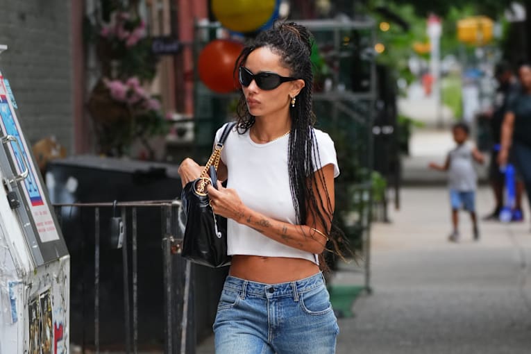 Zoe Kravitz makes this once dated jeans trend look like the coolest denim style for fall 2026