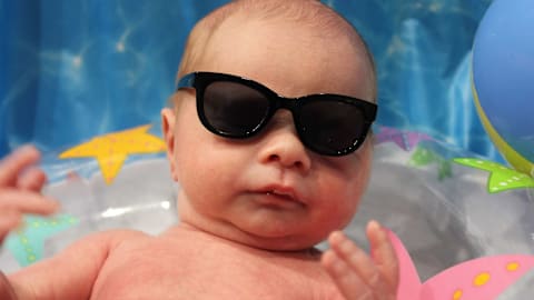 Beach babies! NICU dresses up its tiniest patients for a photo shoot to celebrate summer