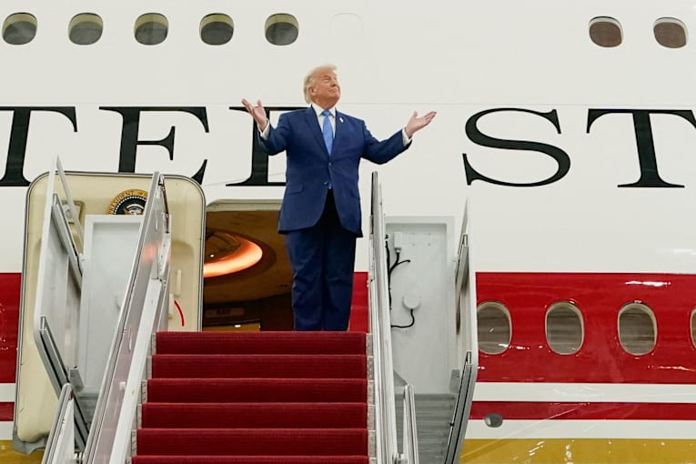 Which Air Force One is going to Trump library? Son's comments raise questions
