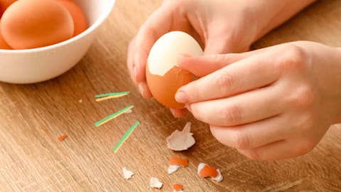 For hard boiled eggs that peel like a dream, do this