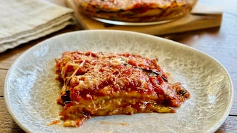 Stanley Tucci's zucchini addition makes eggplant parmesan lighter and more flavorful