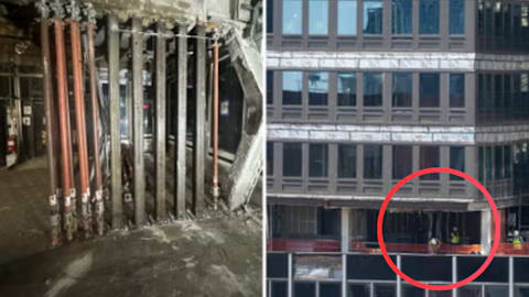 Photo of compromised NYC building reveals temporary supports in place as Mamdani says it&rsquo;s no longer shifting