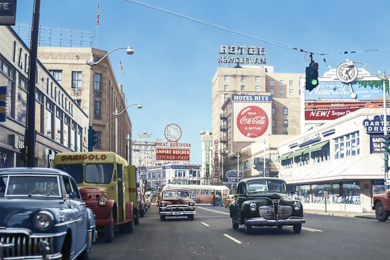 24 rare photos that capture life before interstate highways