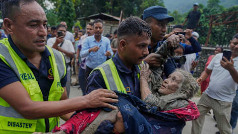 Catastrophic floods kill over 350 in Nepal and Tibet, with more than 1,300 missing