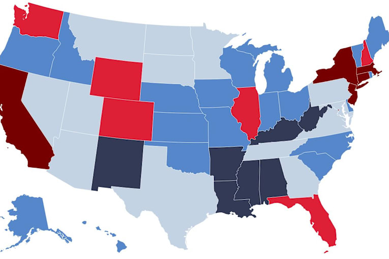 Here&rsquo;s how much income you need to be in the top 1% in every state