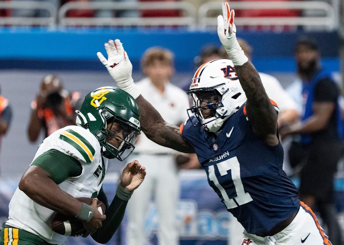 New Photo - Reports: Auburn dismisses star LB Xavier Atkins
