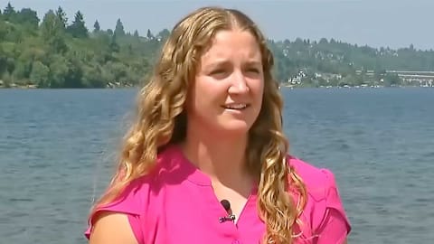 College student reading book near lake credited with saving 3 girls from drowning
