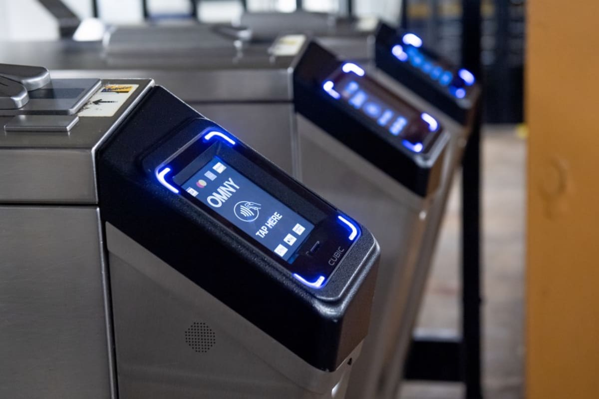 OMNY card readers destroyed, security cameras painted in Brooklyn - AOL