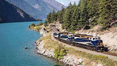 This 590-mile train route is one of North America&rsquo;s most scenic. With historic landmarks and panoramic vistas