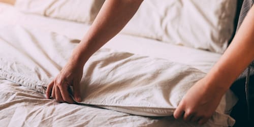 I finally upgraded to a king bed — here's how I outfitted it on a budget
