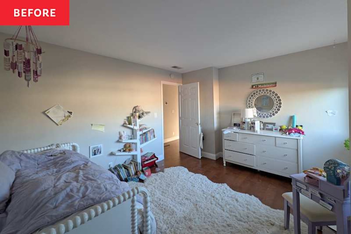 They Put a Box Bed in This Bedroom, and Now It's 100x Cozier and More Functional