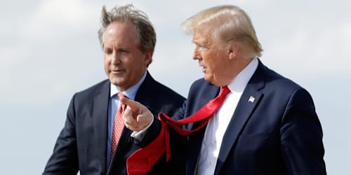 Trump deflects on audio of Paxton calling GOP convention a drag on polls