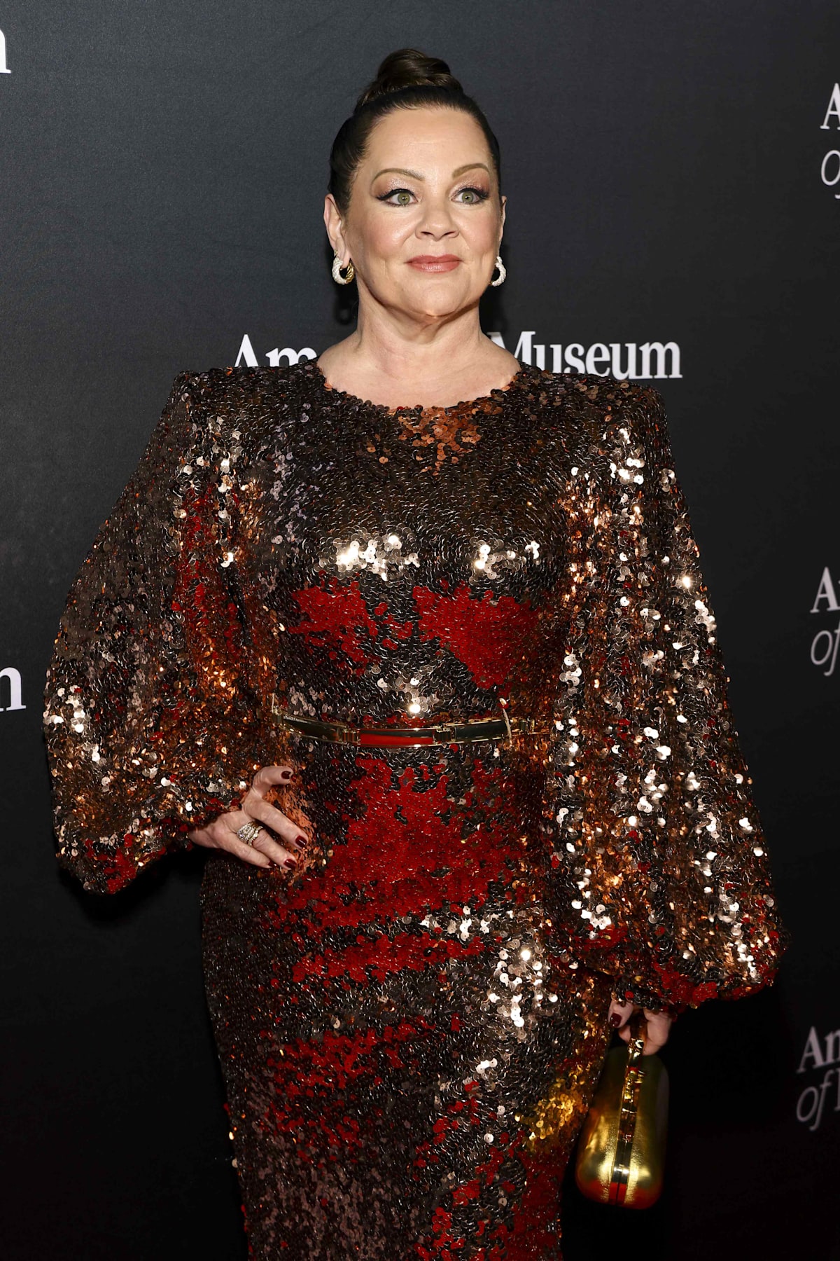 Melissa McCarthy Stuns in a Plunging Velvet Bodycon Catsuit for Glowing 'SNL' Hosting Gig