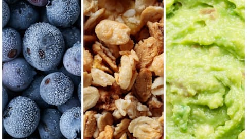 Blueberries, guacamole, granola. See list of recent food recalls
