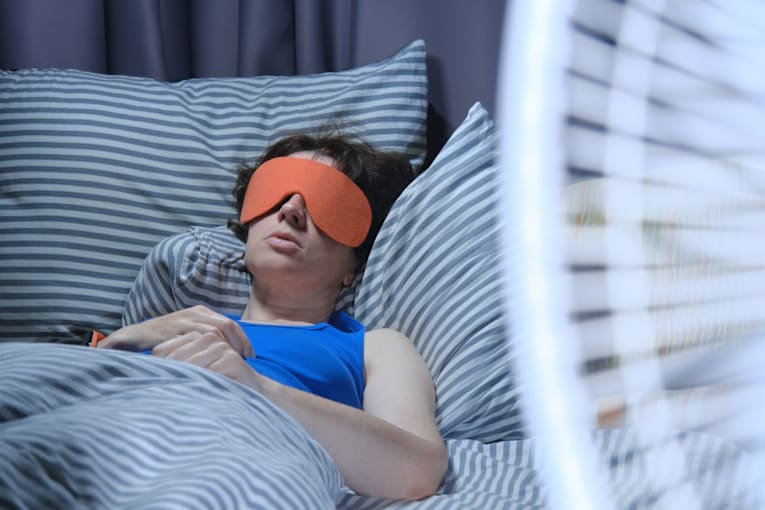 Can sleeping with a fan on actually make you sick? Experts weigh in