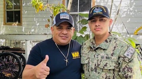 He was waiting for his son to return from the USS Lincoln. Then Border Patrol arrested him