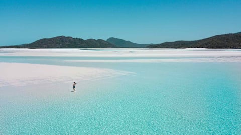 This Australian beach is one of the most beautiful in the world, with 98 percent silica sand