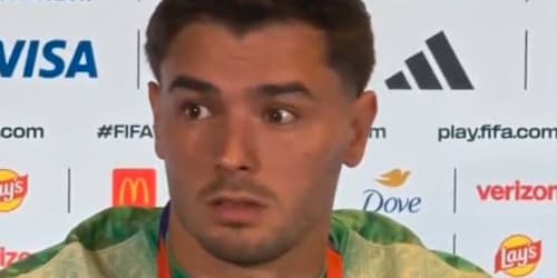 World Cup press conference halted as reporters brawl in front of bewildered player