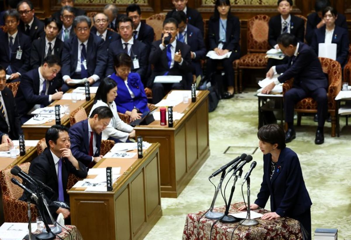 Japan PM says won't rule out debt issuance to fund tax cut