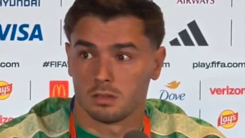 World Cup press conference halted as reporters brawl in front of bewildered player