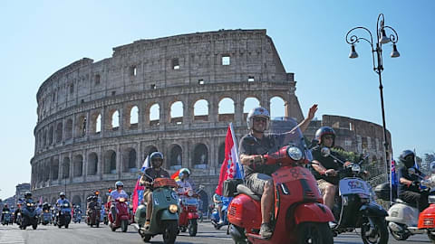 Rom feiert 80 Jahre Vespa