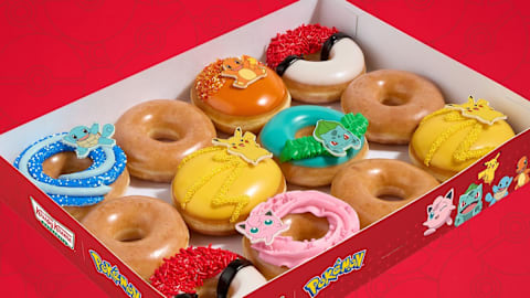 Krispy Kreme celebrates 30 years of Pokémon with 6 themed donuts featuring Pikachu, Bulbasaur and more