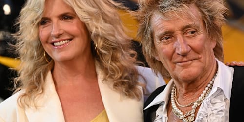 Rod Stewart's 'underlying heart issue' was found at just the 'right time,' Penny Lancaster says