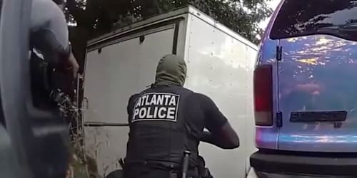 Dramatic footage shows sisters being rescued from trailer after alleged Atlanta kidnapping
